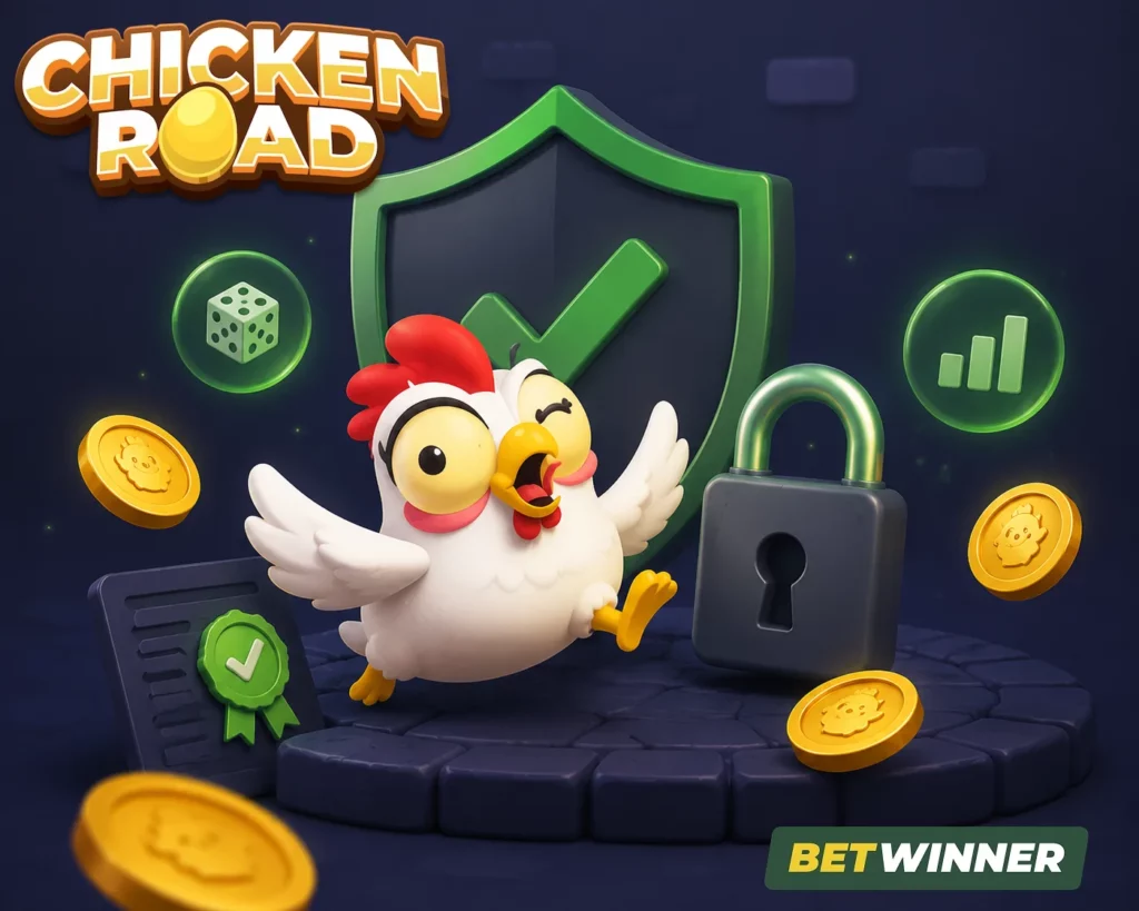 Security and Fair Play in Chicken Road