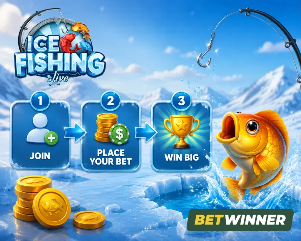 Follow these simple steps to start winning today with Ice Fishing