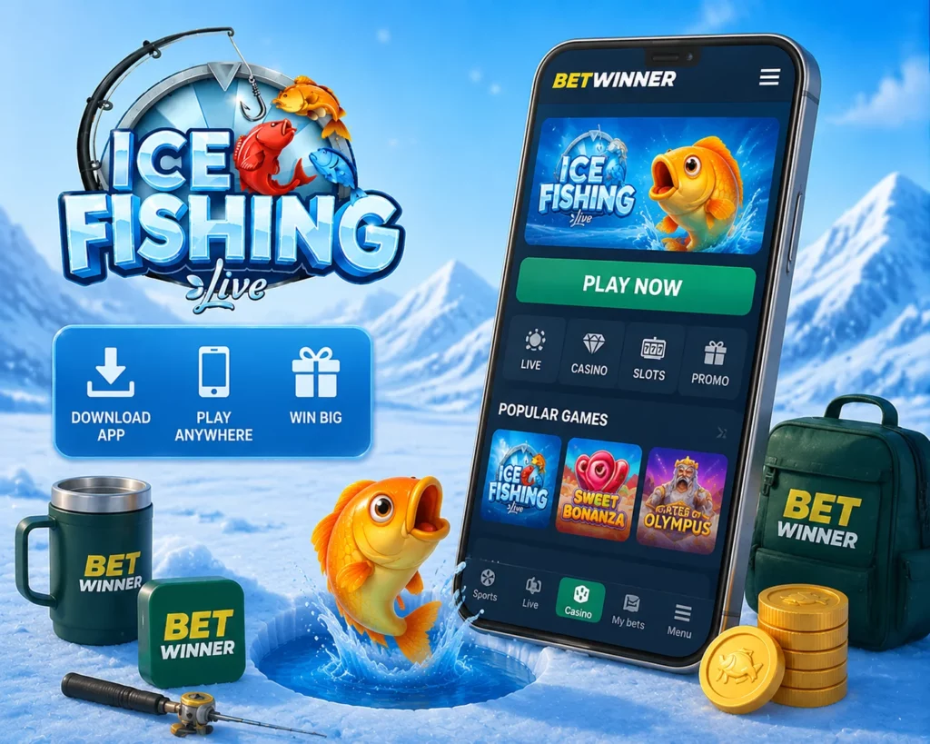 Download The Betwinner App For Ice Fishing Anywhere